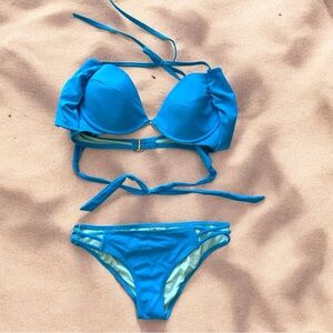Women's Blue Bikini Set